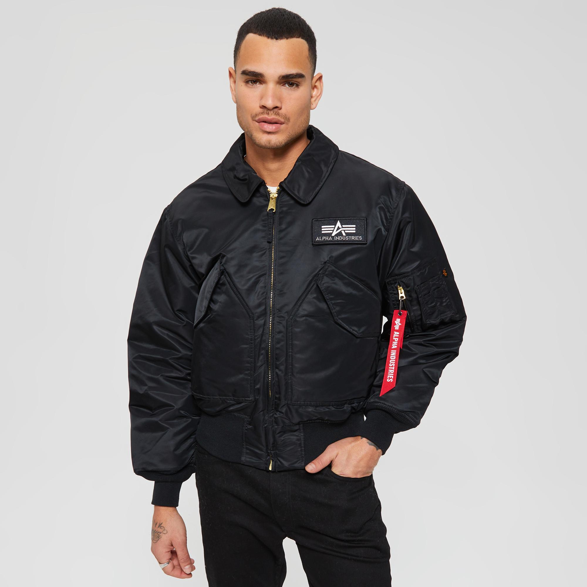 Alpha Industries Cwu 45/P Erkek Siyah Ceket