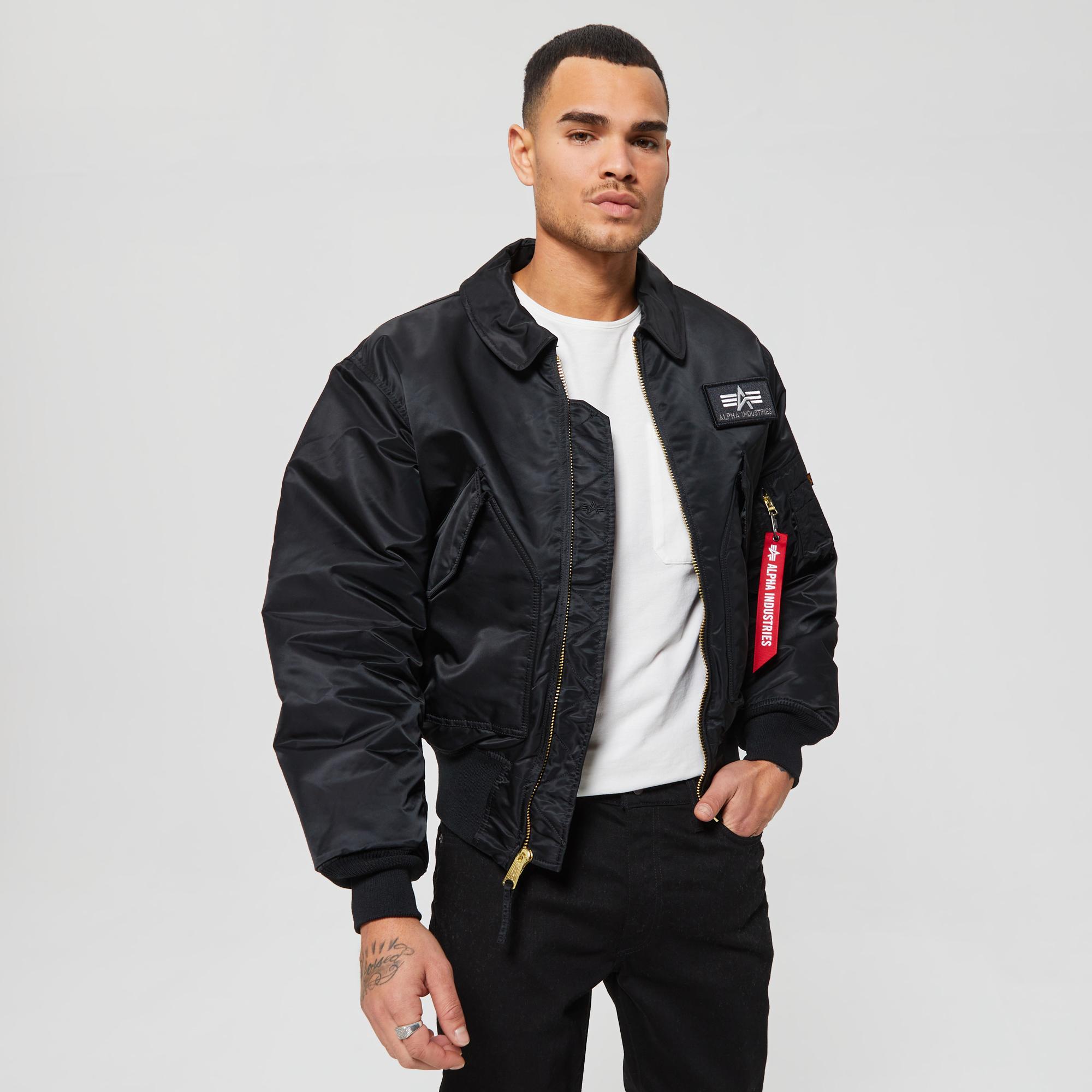 Alpha Industries Cwu 45/P Erkek Siyah Ceket