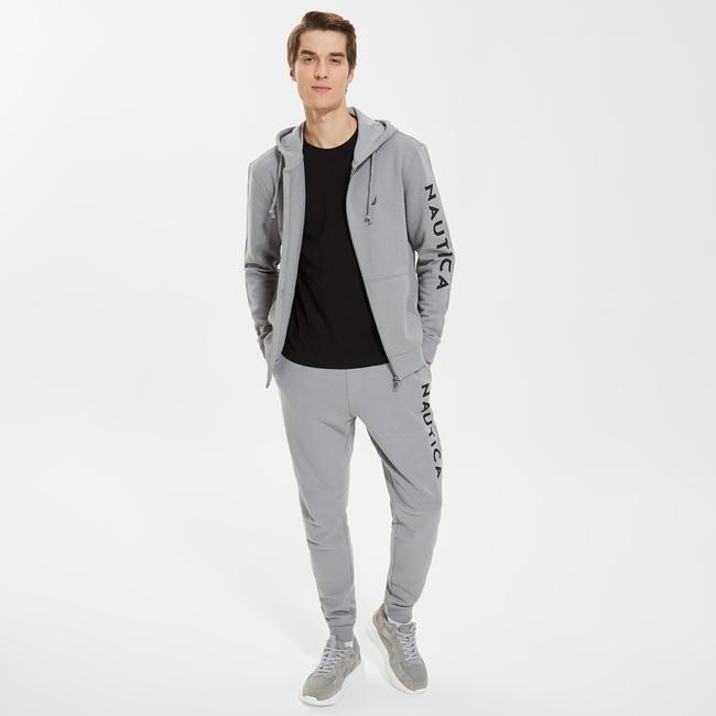  Nautica Erkek Gri Standart Fit Eşofman Altı