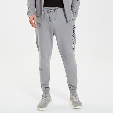  Nautica Erkek Gri Standart Fit Eşofman Altı