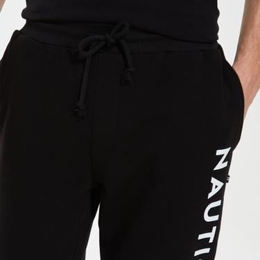  Nautica Erkek Siyah Standart Fit Eşofman Altı