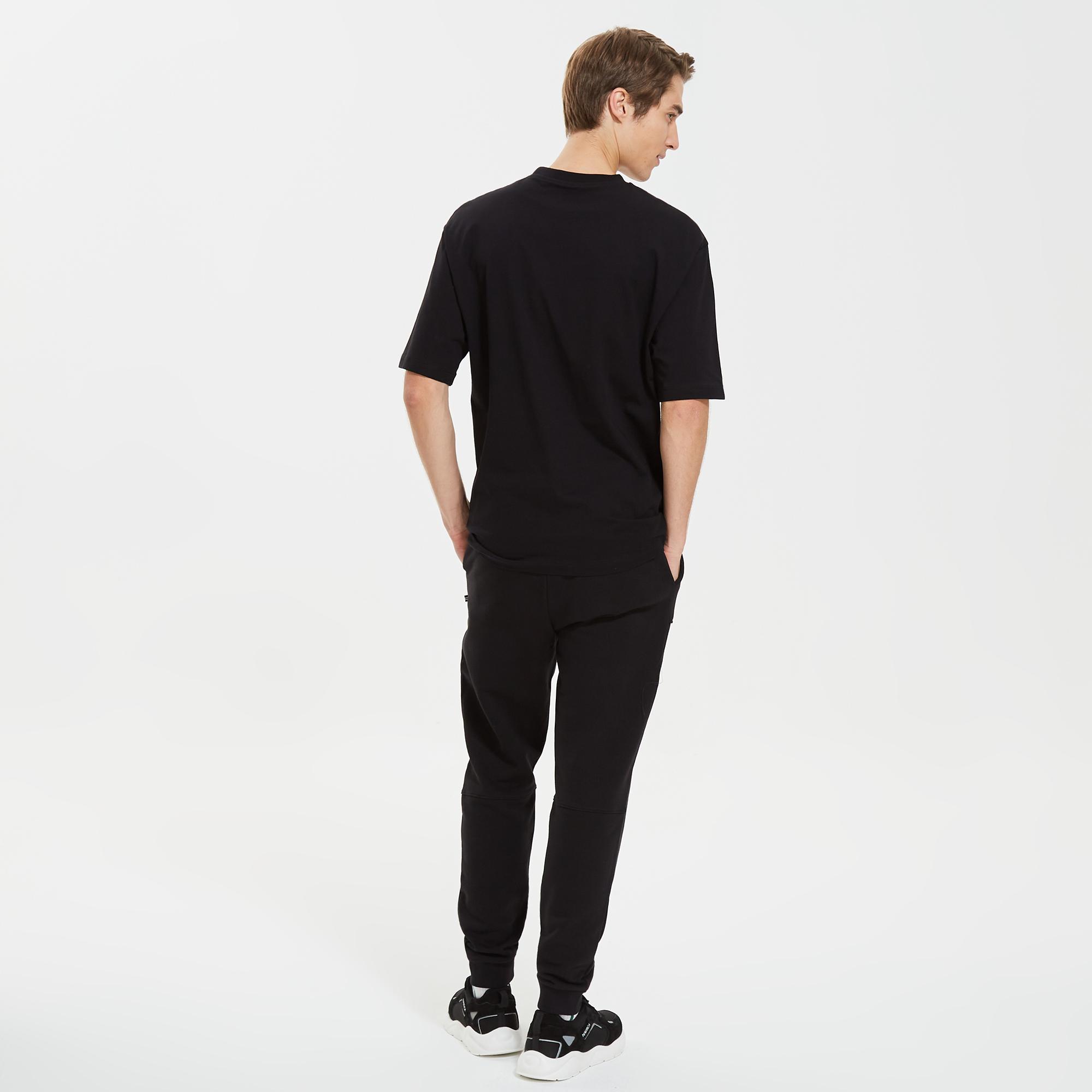 Nautica Erkek Siyah Oversize T-Shirt