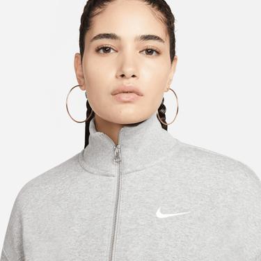  Nike Sportswear Phoenix Fleece Crop Kadın Gri Sweatshirt