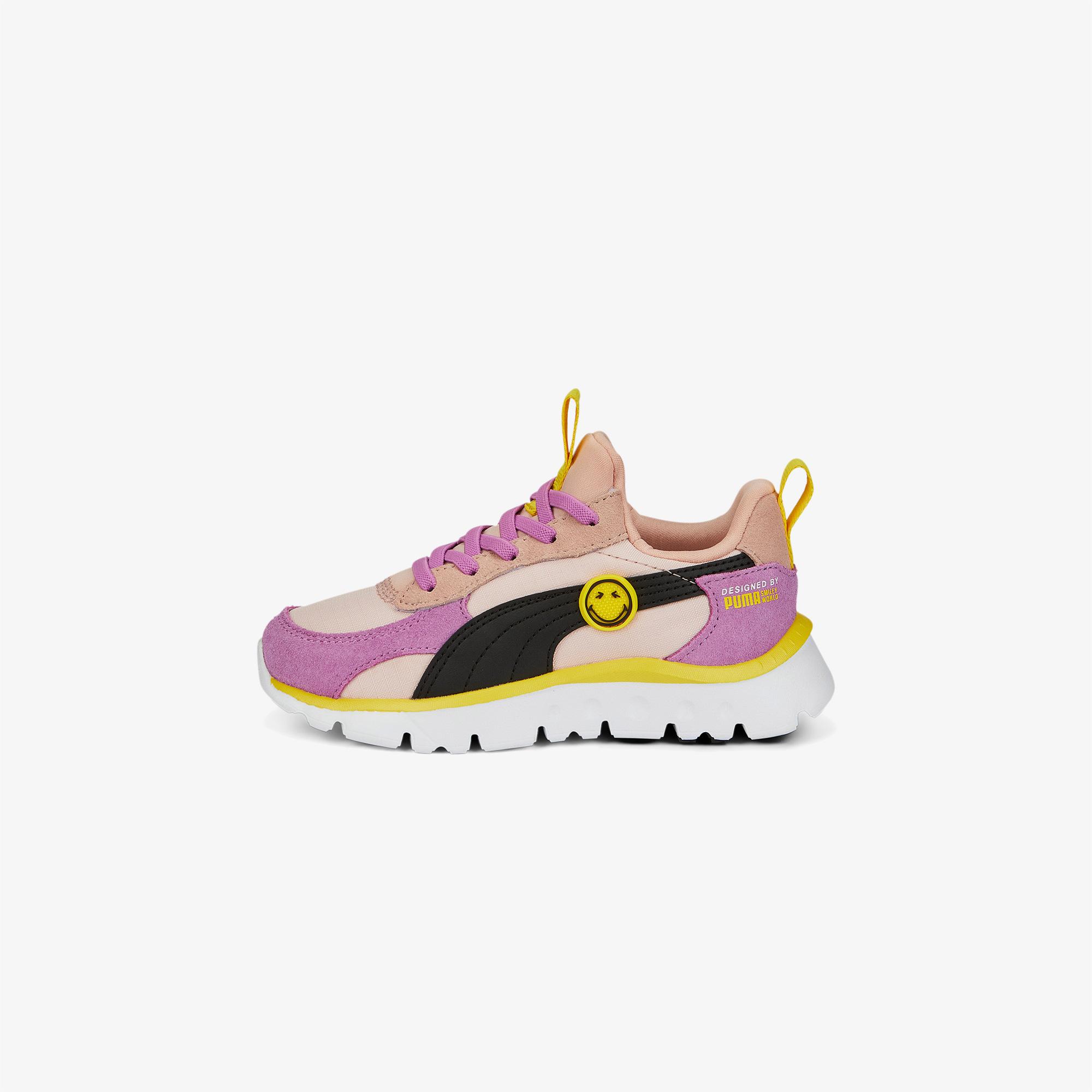 Puma Wr Flex Slip On Smileyworld Ps Çocuk Pembe Spor Ayakkabı