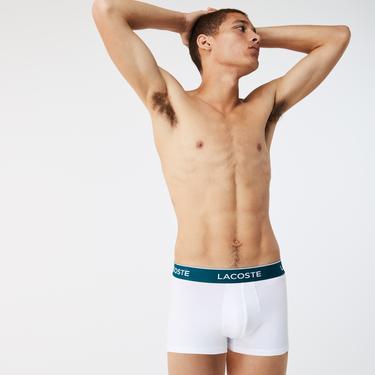  Lacoste Erkek 3'lü Renkli Boxer