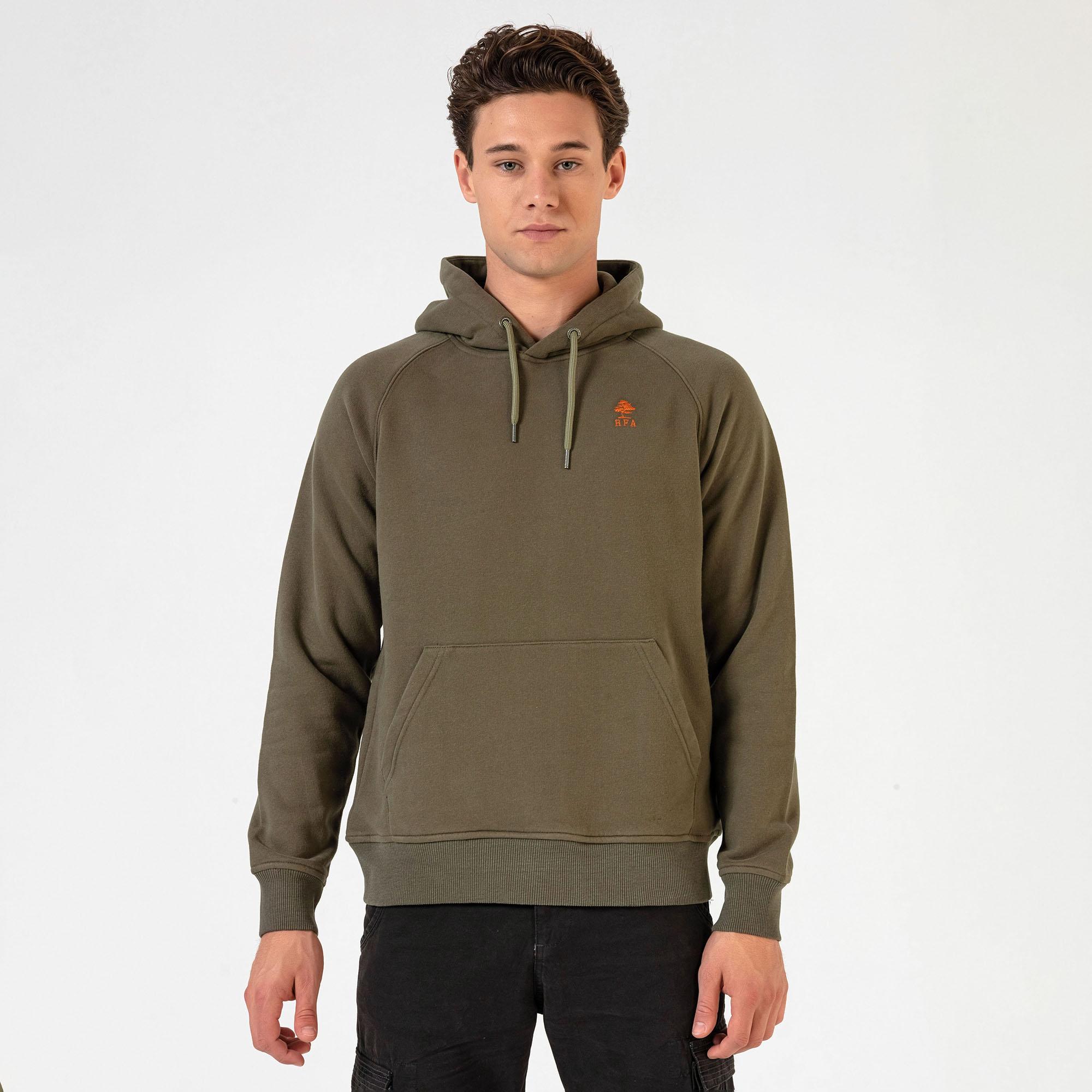 Routefield Hedge Erkek Yeşil Sweatshirt