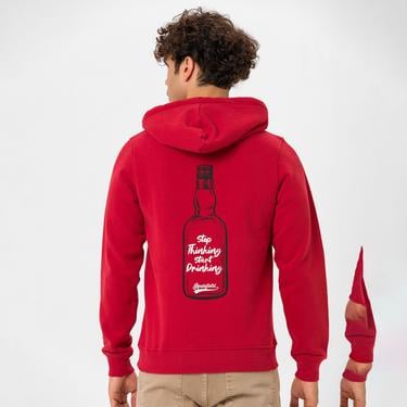  Routefield Heady Erkek Kırmızı Sweatshirt