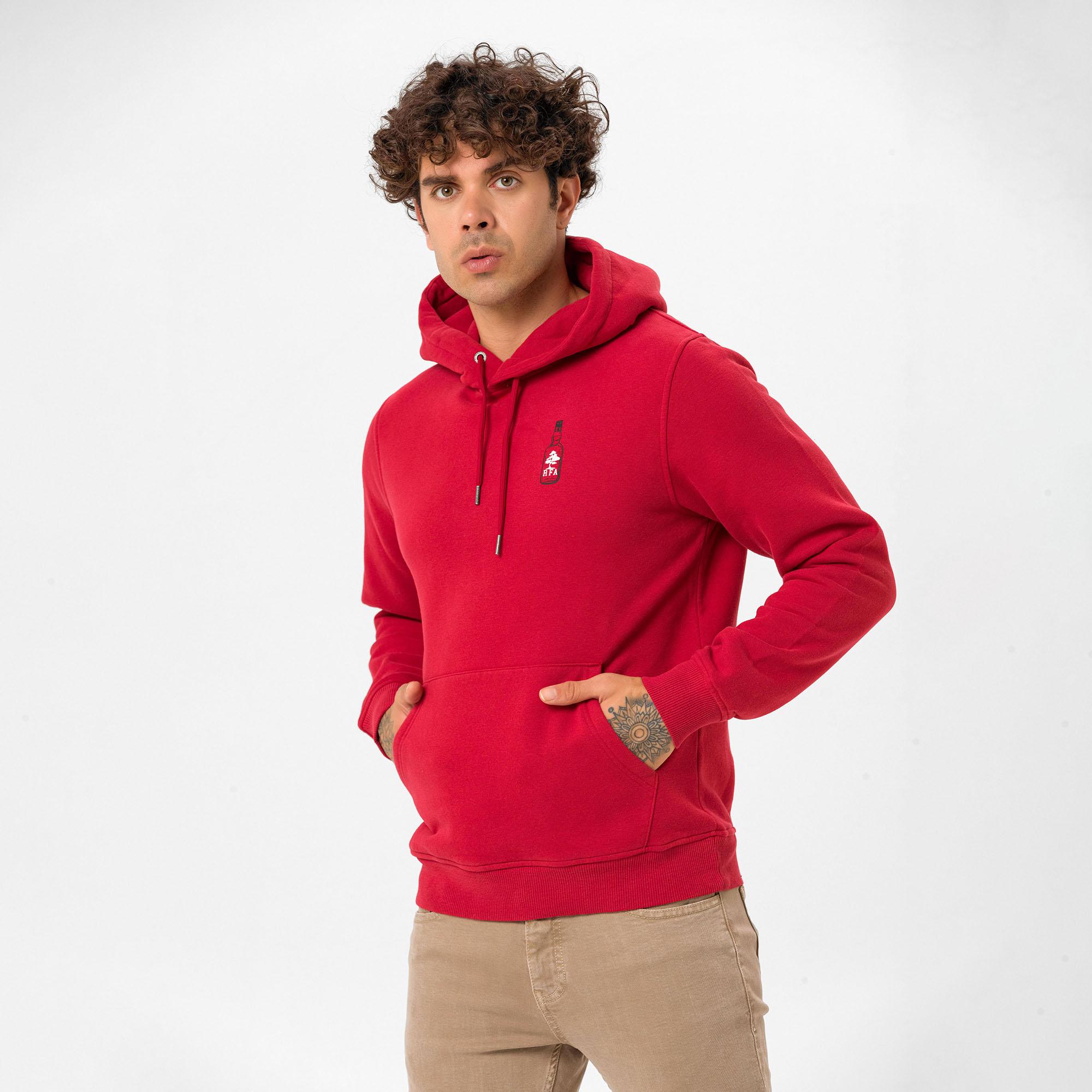 Routefield Heady Erkek Kırmızı Sweatshirt