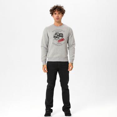  Routefield Huge Erkek Gri Sweatshirt