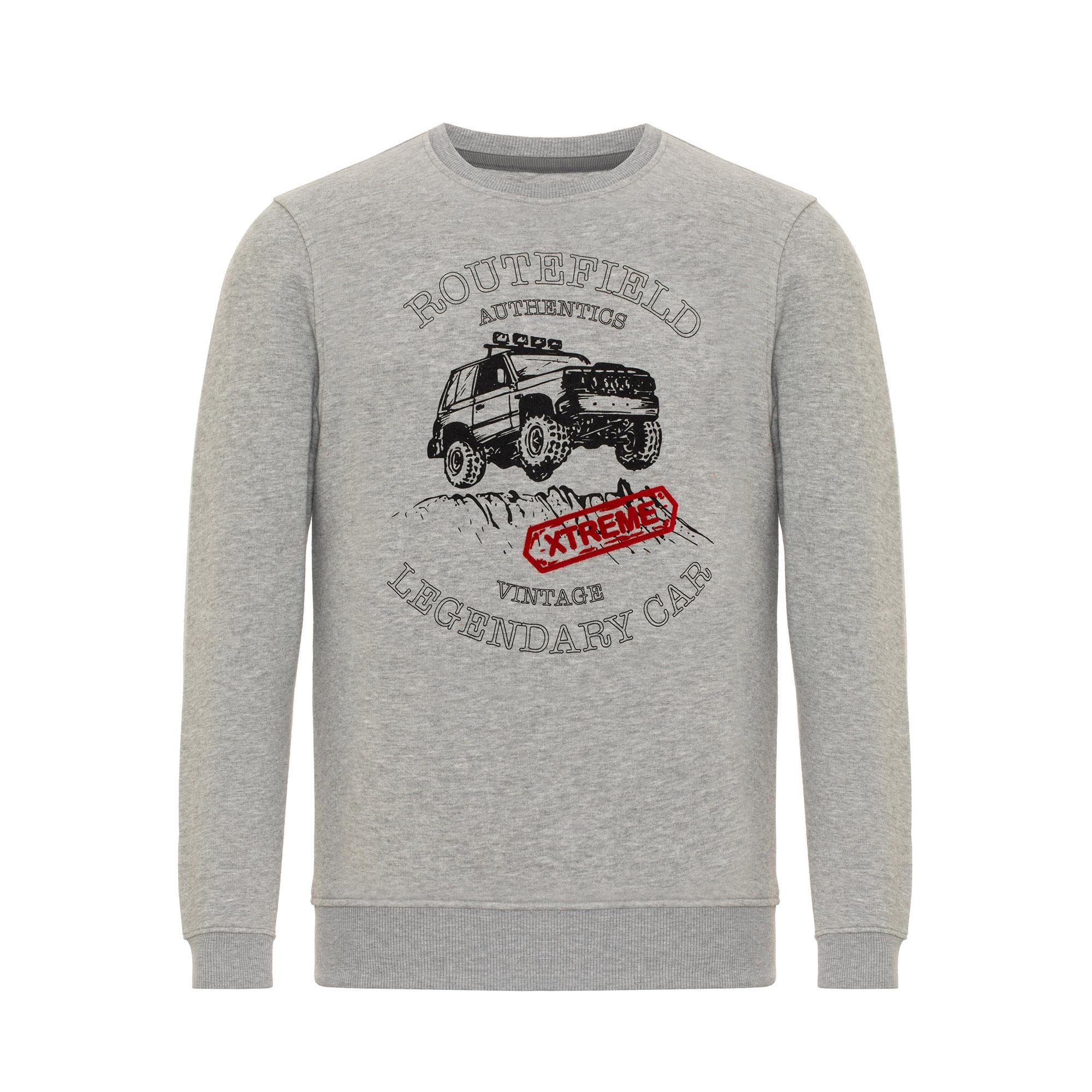 Routefield Huge Erkek Gri Sweatshirt