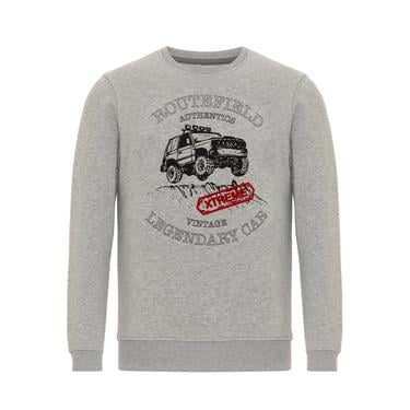  Routefield Huge Erkek Gri Sweatshirt