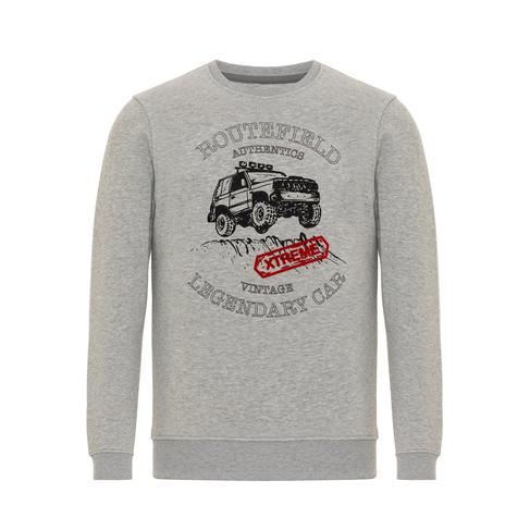  Routefield Huge Erkek Gri Sweatshirt