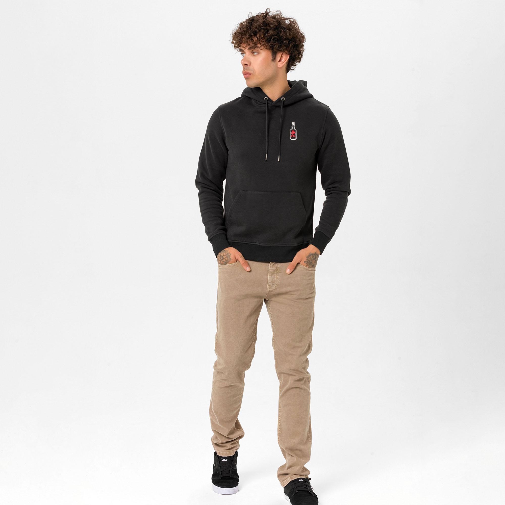 Routefield Heady Erkek Siyah Sweatshirt