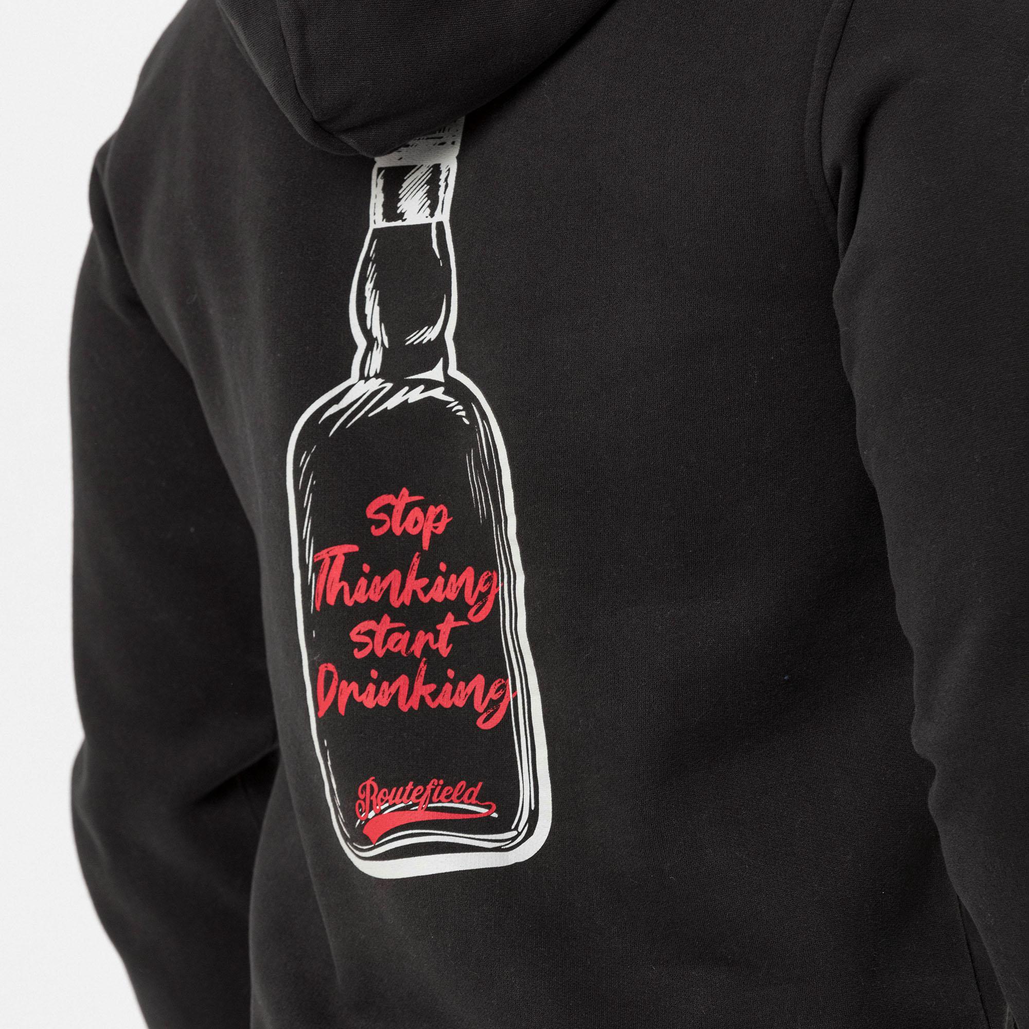 Routefield Heady Erkek Siyah Sweatshirt