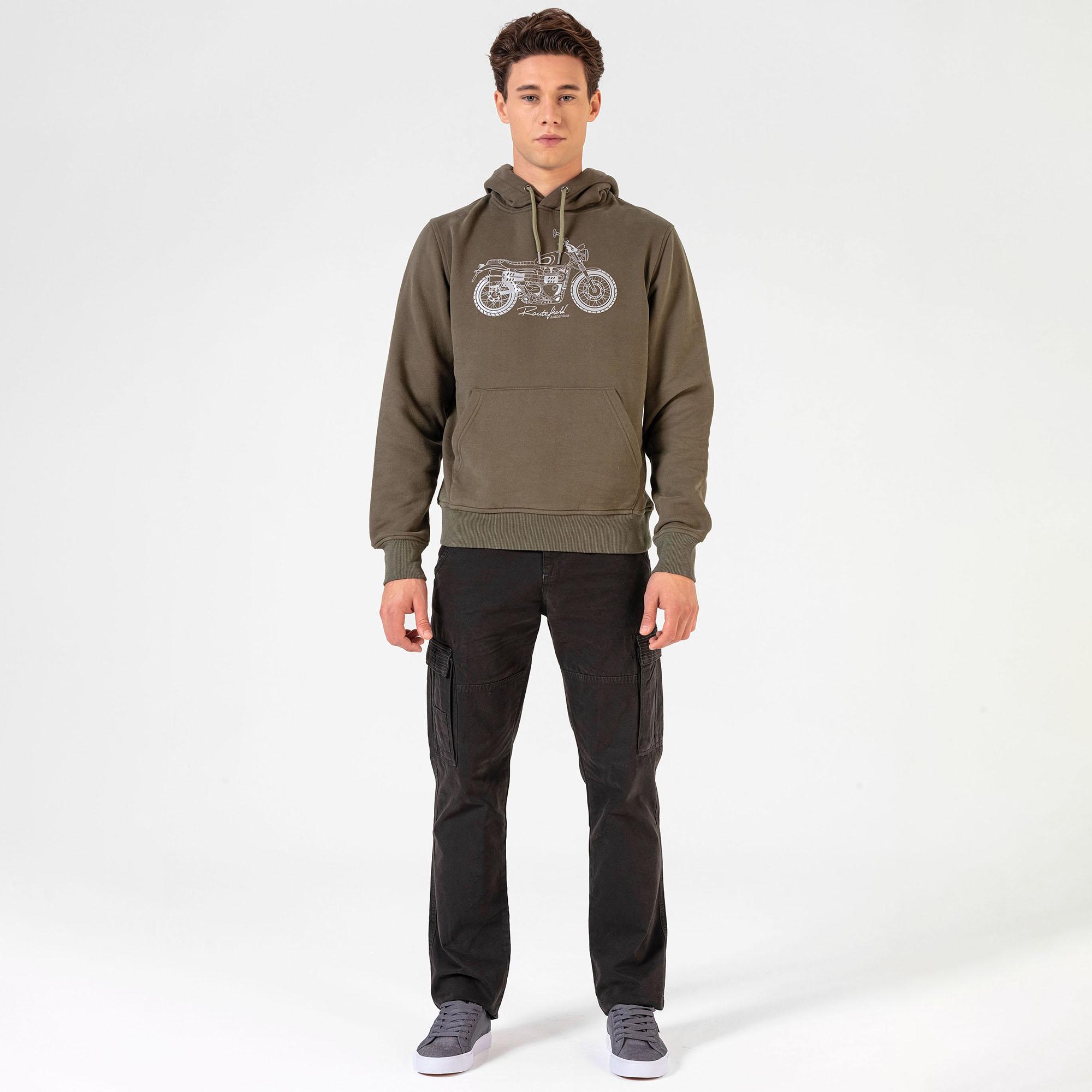 Routefield Erkek Sweatshirt Horst Haki