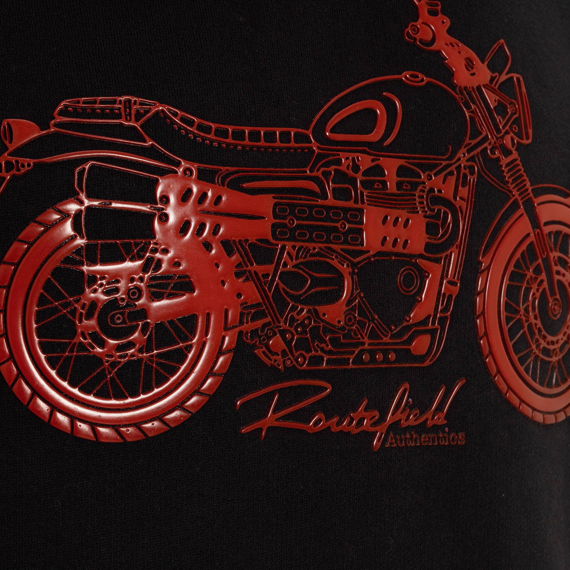 ROUTEFIELD HORST Erkek Sweatshirt Siyah