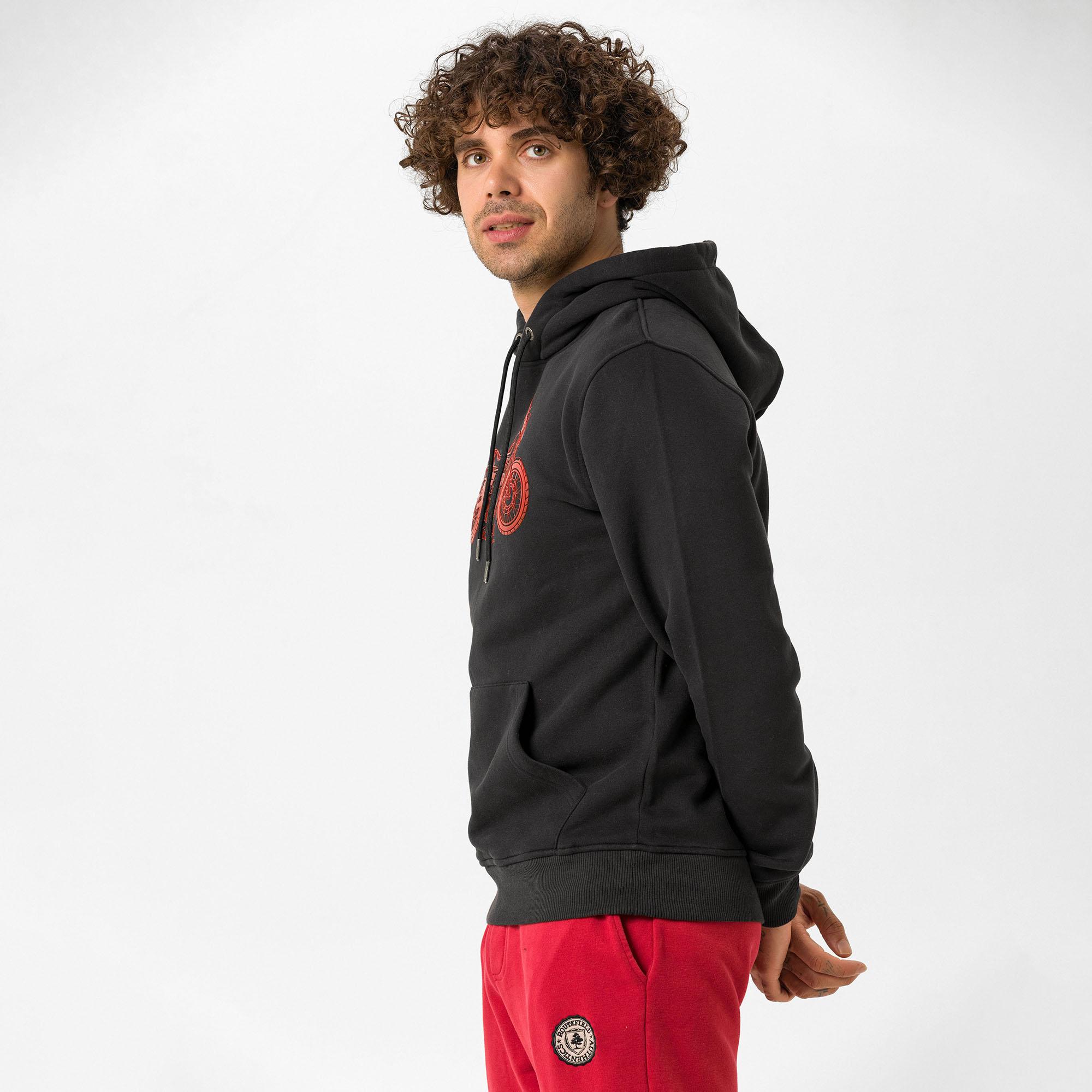 ROUTEFIELD HORST Erkek Sweatshirt Siyah