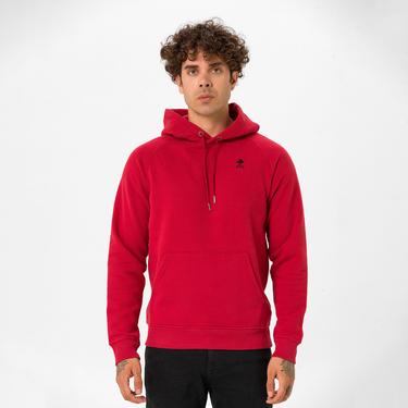  Routefield Hedge Erkek Kırmızı Sweatshirt