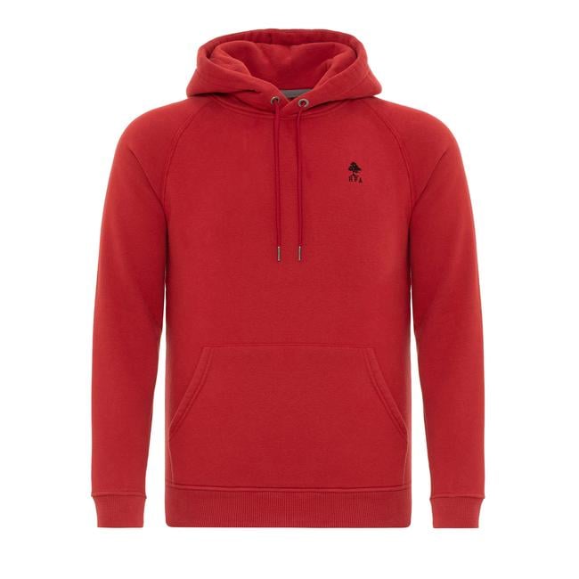  Routefield Hedge Erkek Kırmızı Sweatshirt