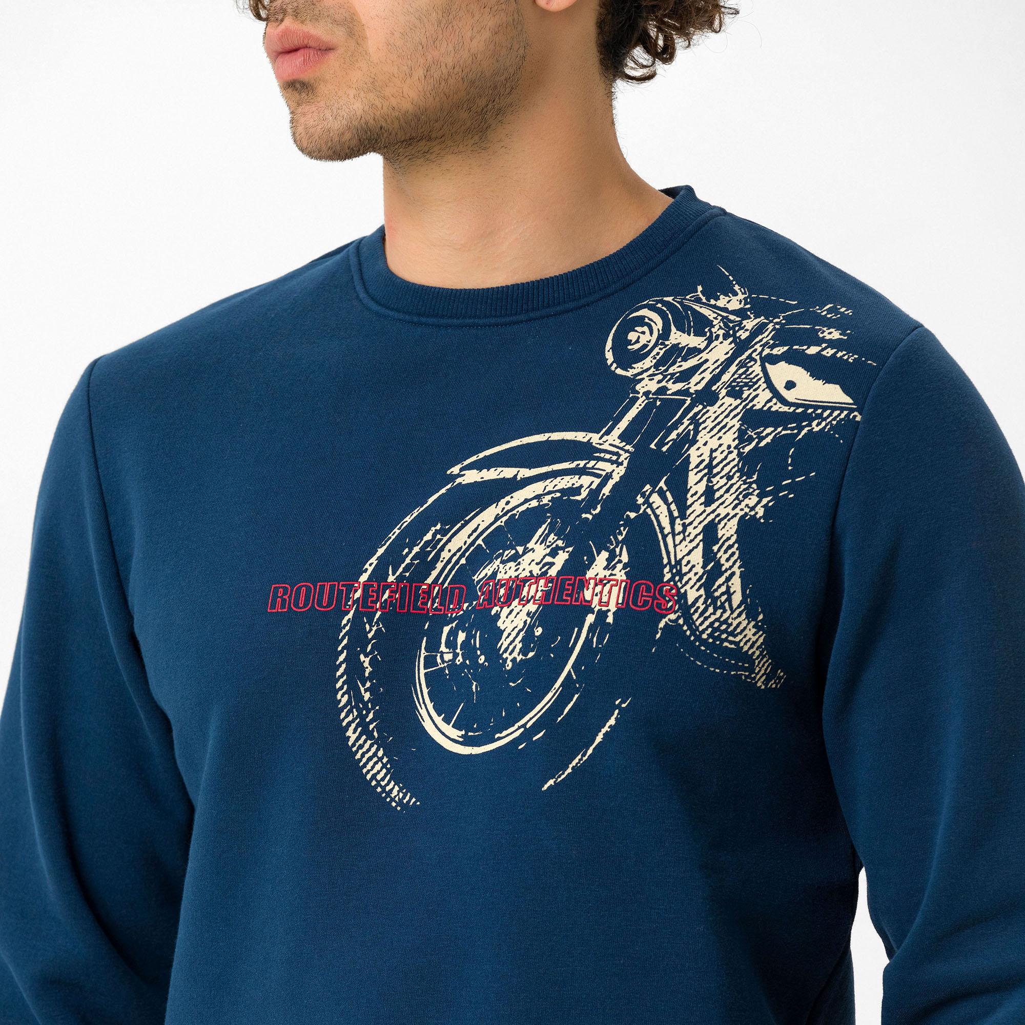 Routefield Erkek Sweatshirt Harv Lacivert