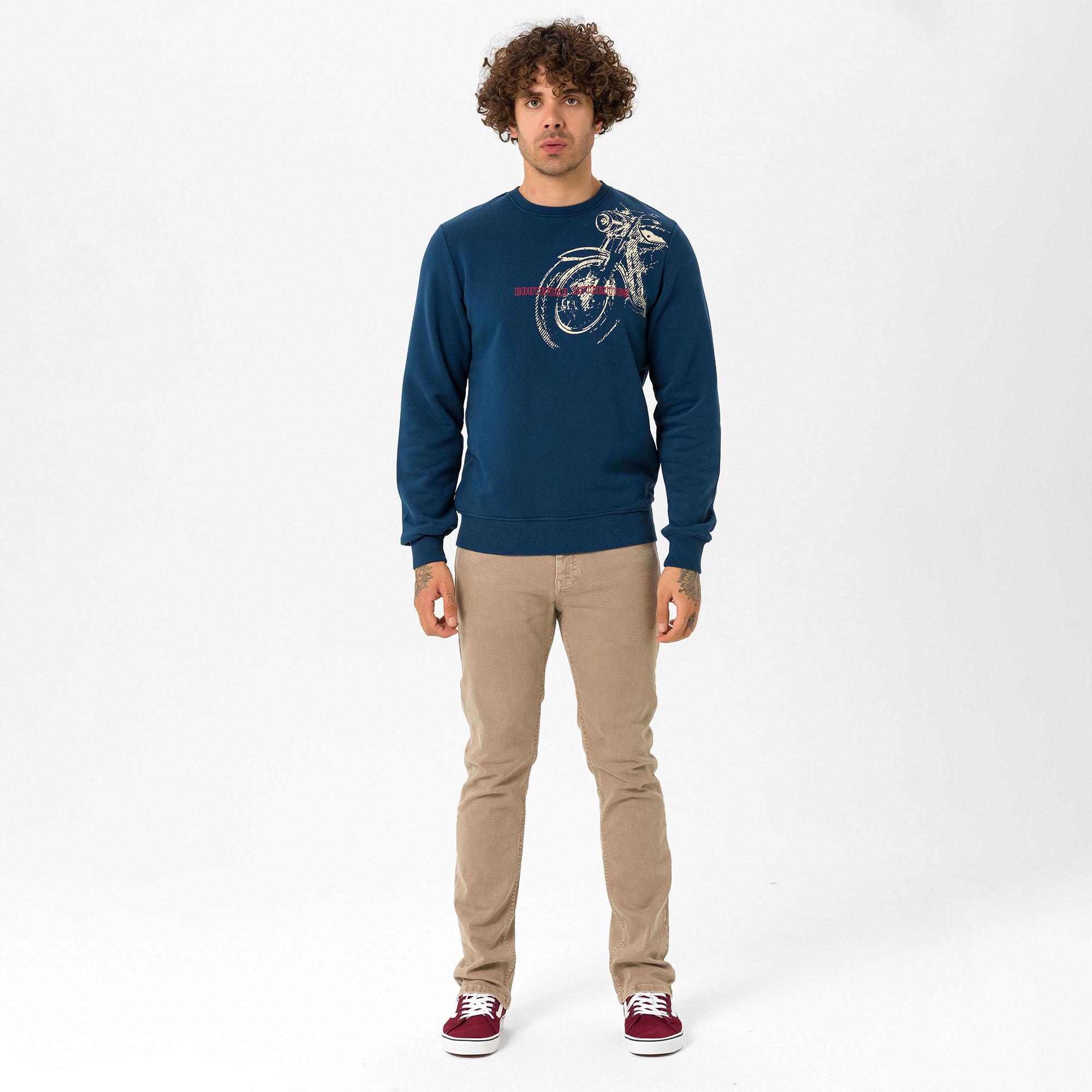Routefield Erkek Sweatshirt Harv Lacivert