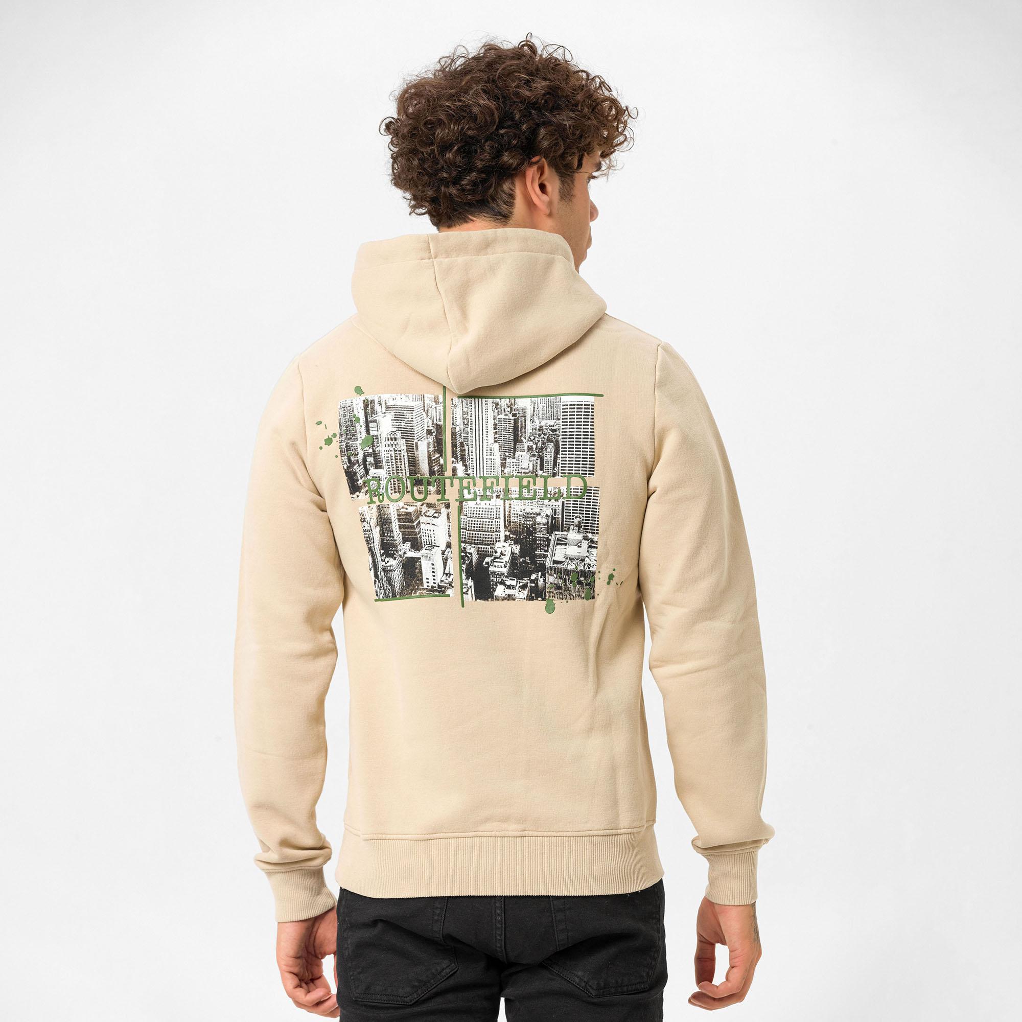 Routefield House Erkek Kahverengi Sweatshirt