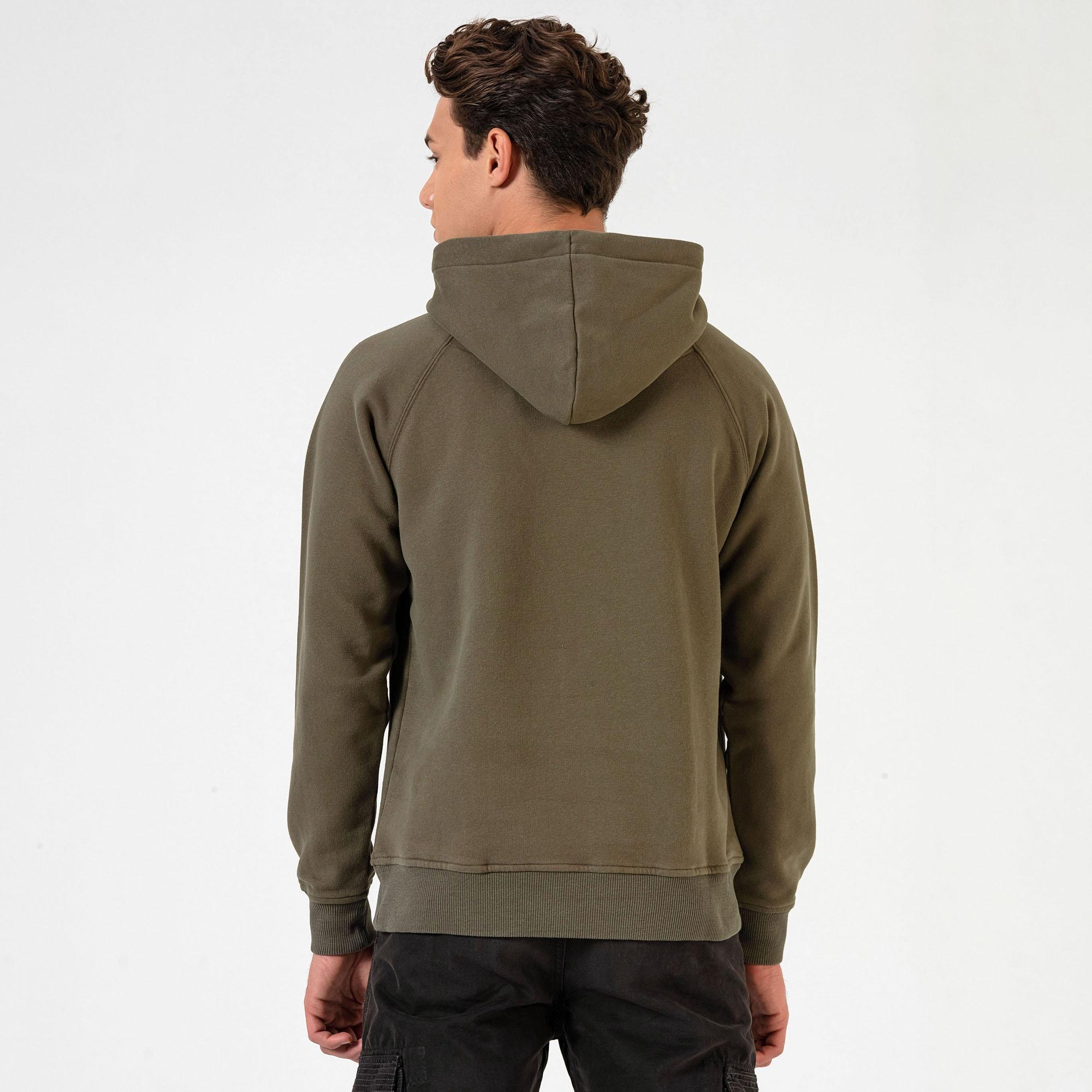 Routefield Hedge Erkek Yeşil Sweatshirt