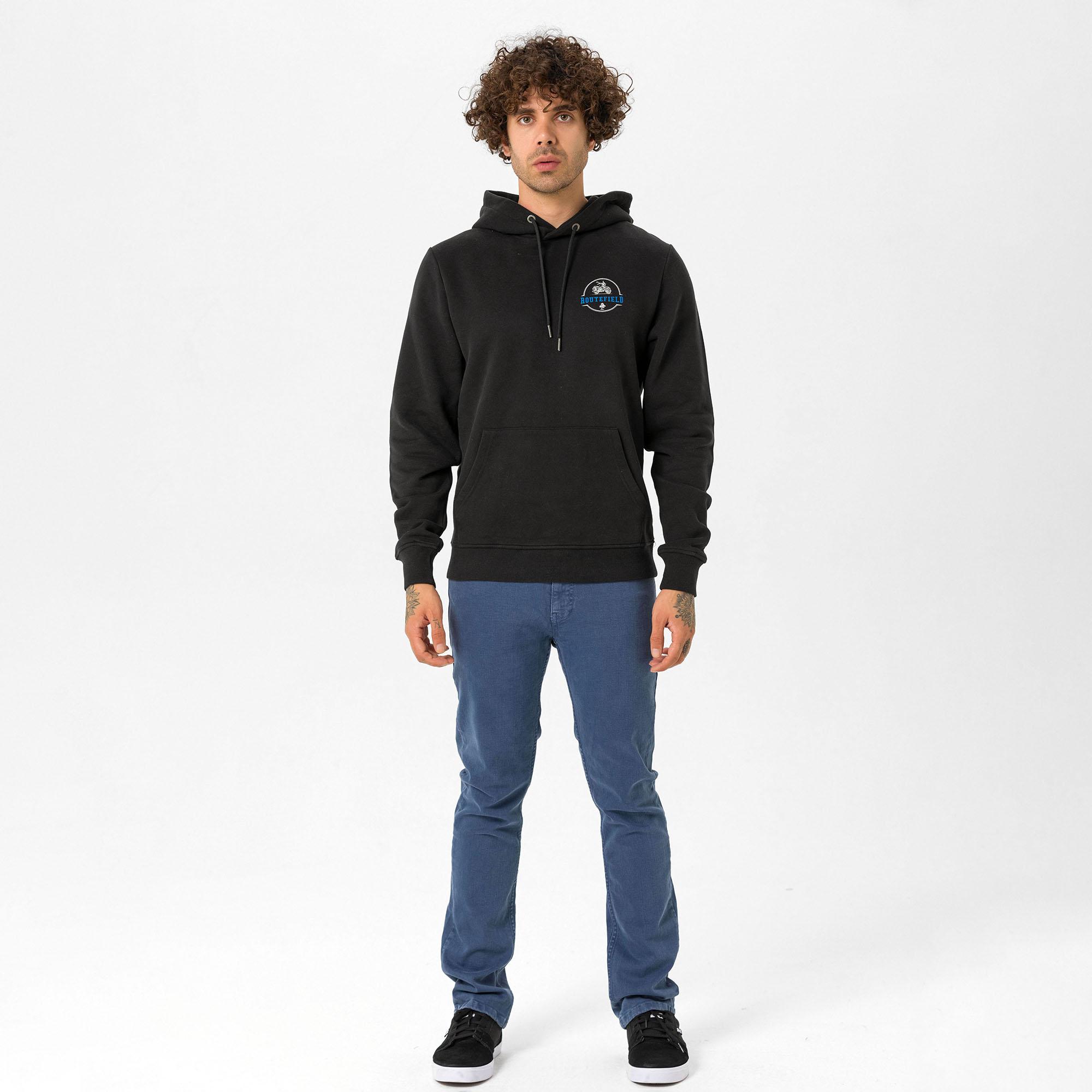 Routefield House Erkek Siyah Sweatshirt