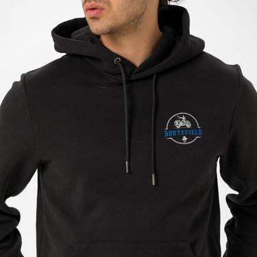  Routefield House Erkek Siyah Sweatshirt