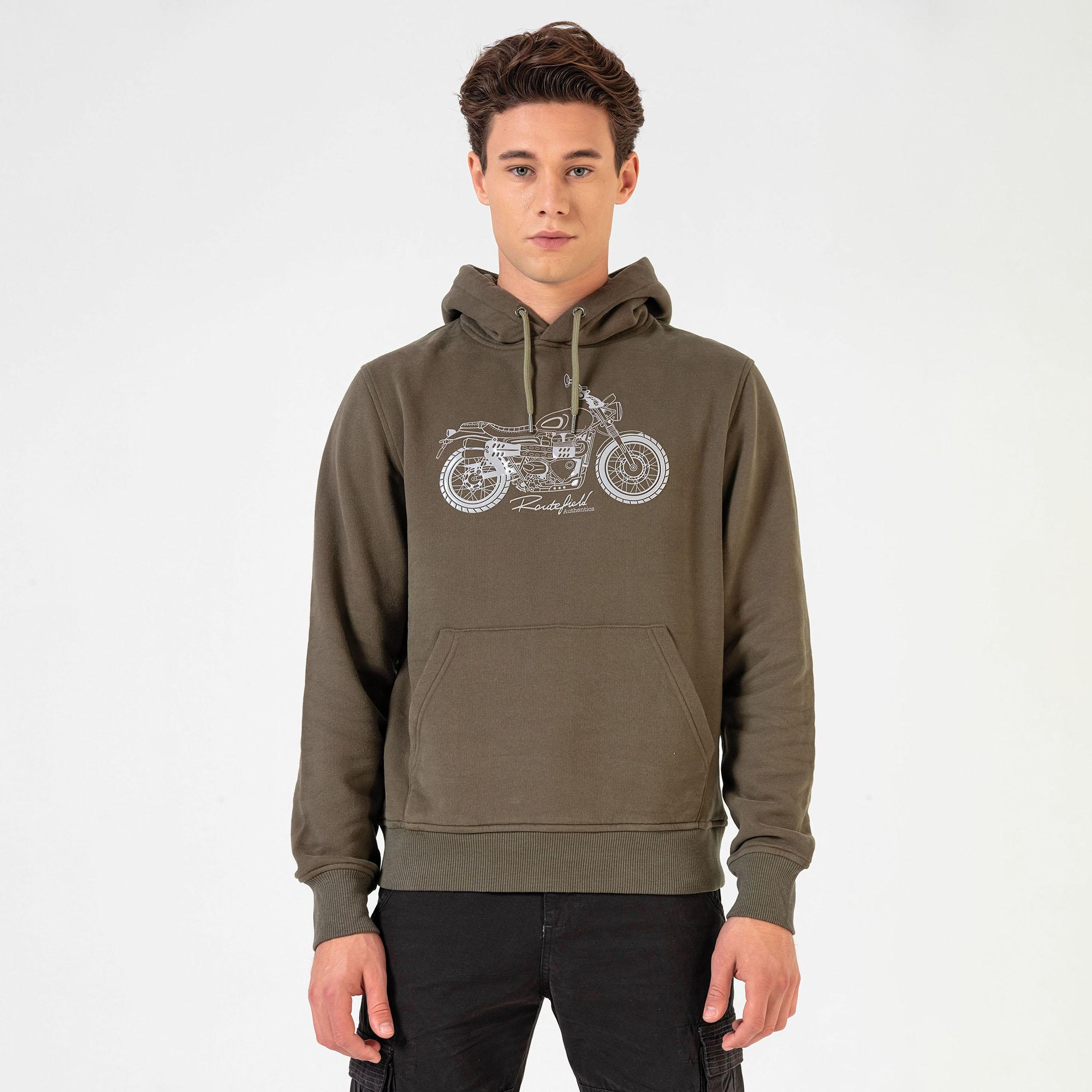 Routefield Erkek Sweatshirt Horst Haki