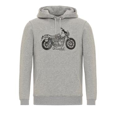  Routefield Erkek Sweatshirt Horst Gri Melanj