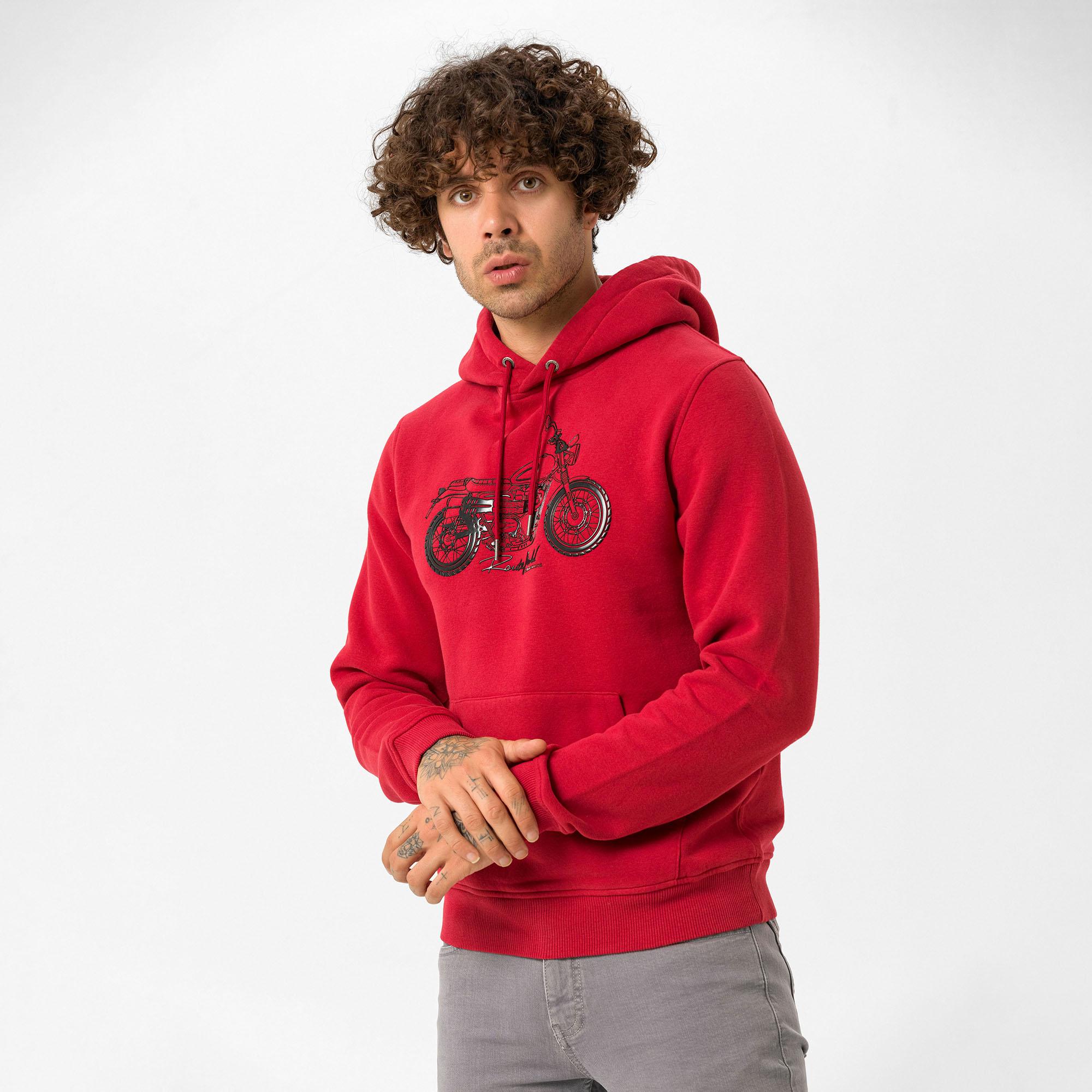Routefield Erkek Sweatshirt Horst Bordo