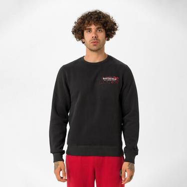  Routefield Hide Erkek Siyah Sweatshirt