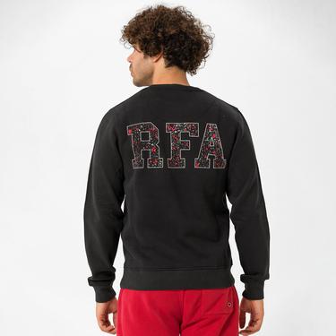  Routefield Hide Erkek Siyah Sweatshirt