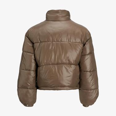  Jack & Jones Jxbeany Shine Puffer Kadın Kahverengi Mont