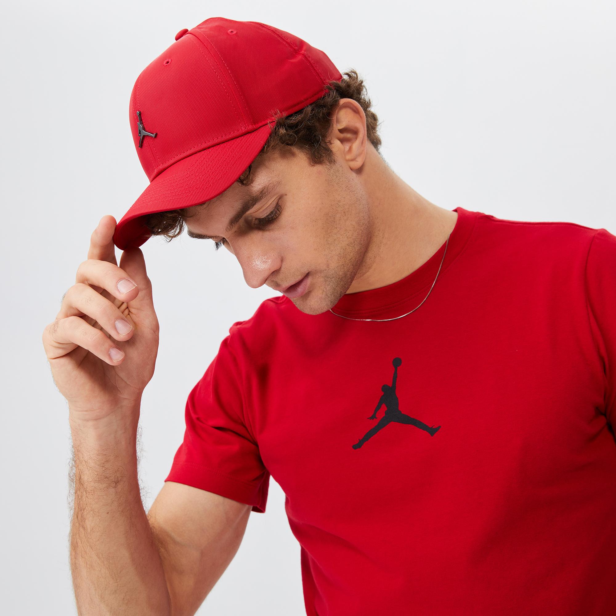 Jordan Jumpman Dri-Fit Crew Erkek Kırmızı T-Shirt