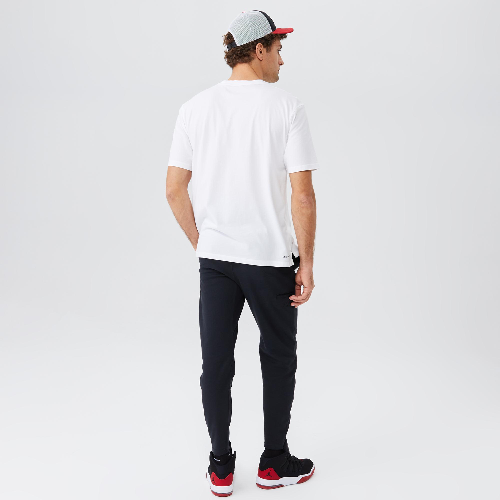 Jordan Dri-Fit Sport Top Erkek Beyaz T-Shirt