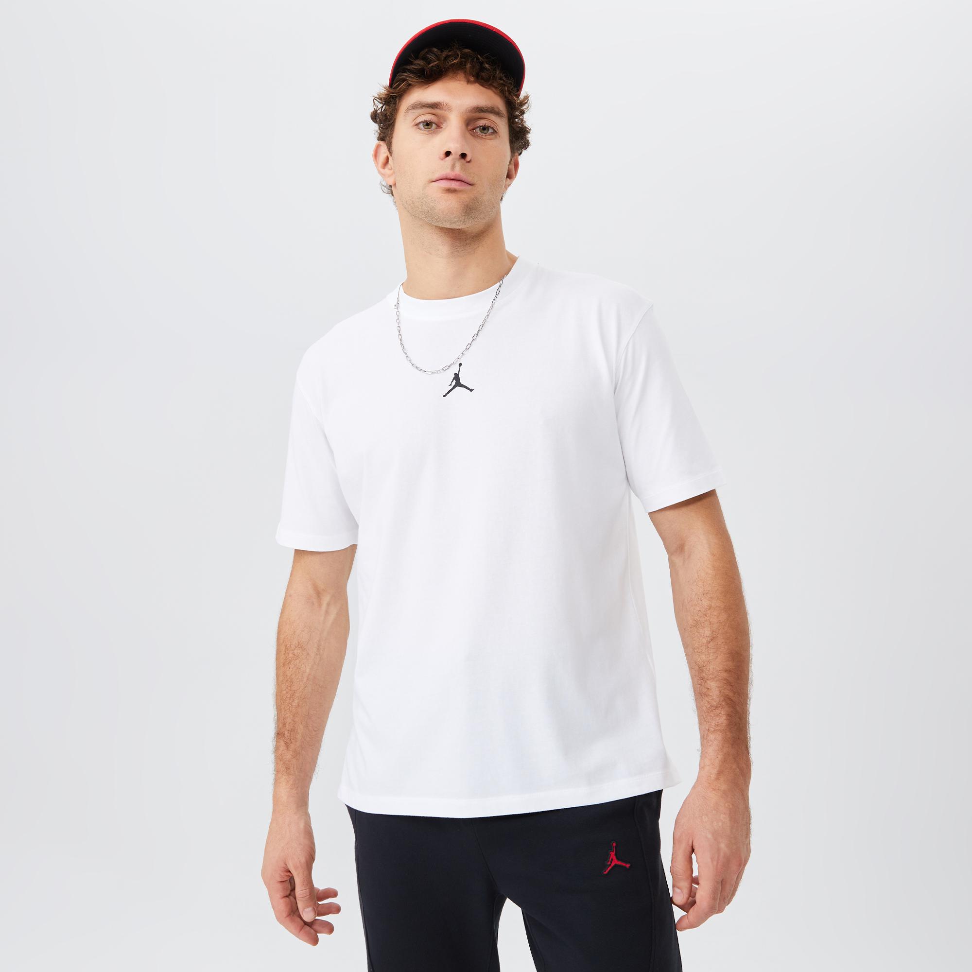 Jordan Dri-Fit Sport Top Erkek Beyaz T-Shirt