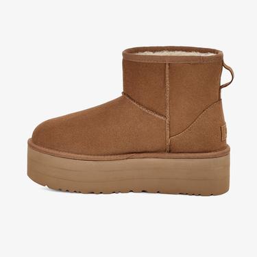  UGG Classic Mini Platform Kadın Kahverengi Bot