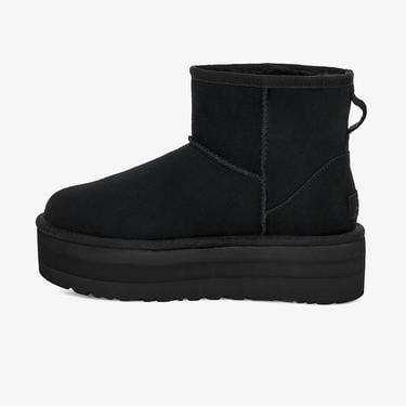  UGG Classic Mini Platform Kadın Siyah Bot
