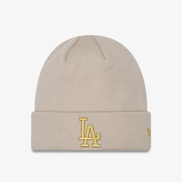  New Era LA Dodgers Kadın Bej Bere