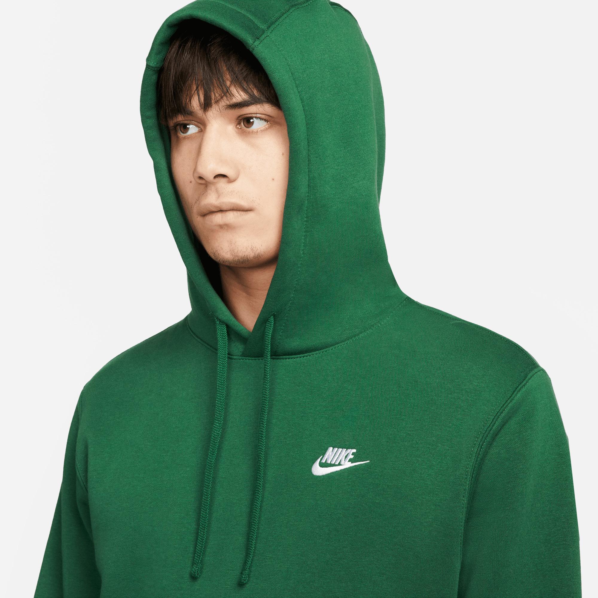 Nike Sportswear Club Hoodie Erkek Yeşil Sweatshirt