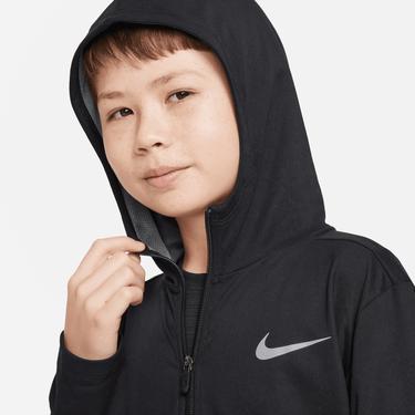  Nike Poly+ Full-Zip Hoodie Çocuk Siyah Sweatshirt