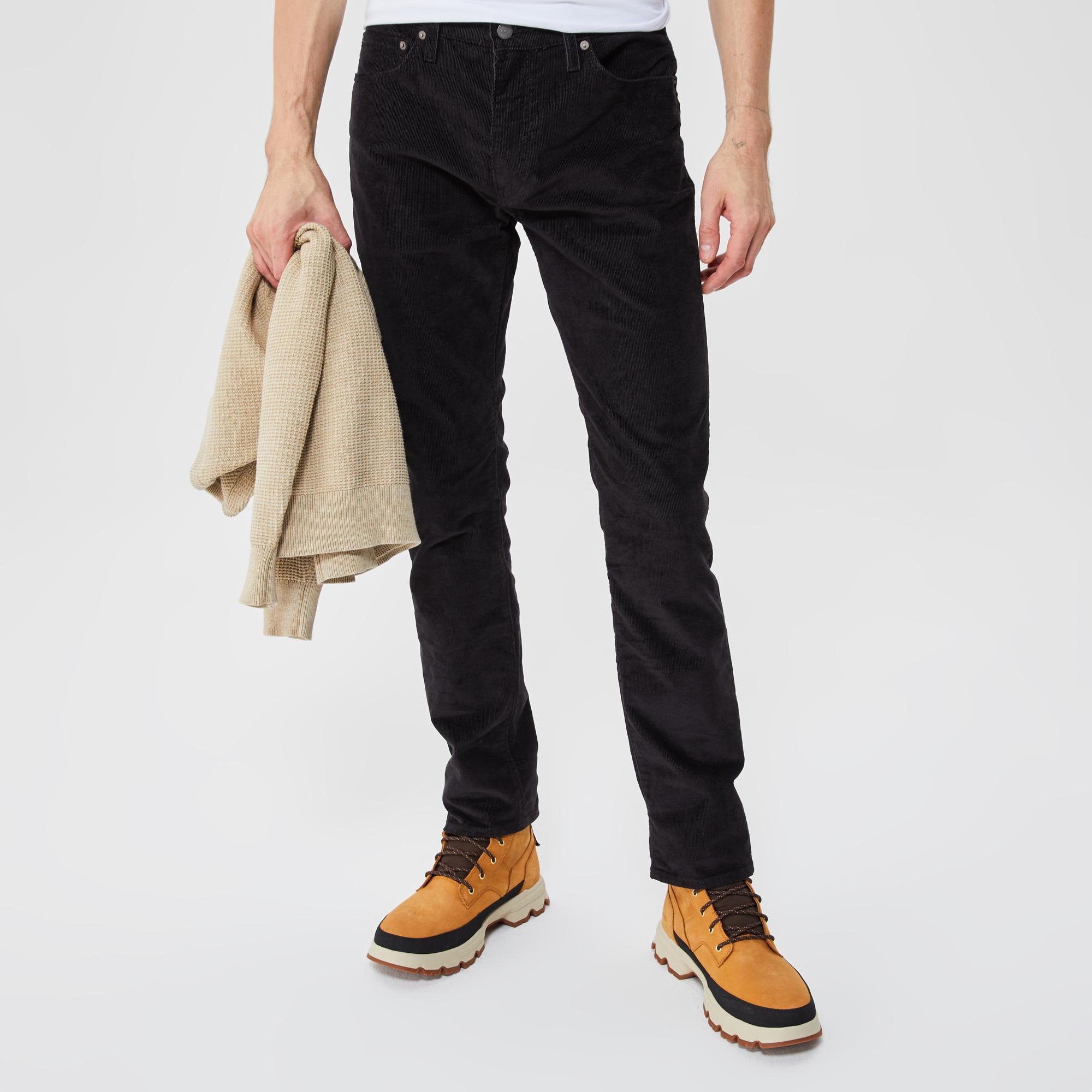 Levi's 511 Slim Black Agate S 14W Cord Erkek Siyah Jean