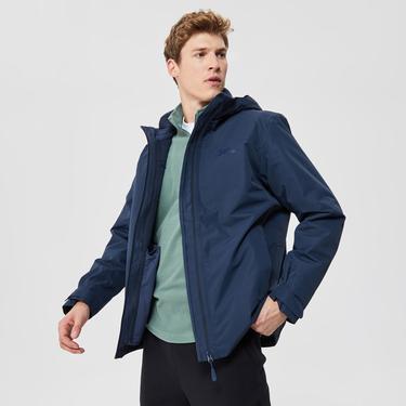  Jack Wolfskin Taubenberg 3IN1 Erkek Lacivert Ceket