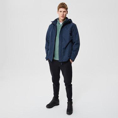 Jack Wolfskin Taubenberg 3IN1 Erkek Lacivert Ceket