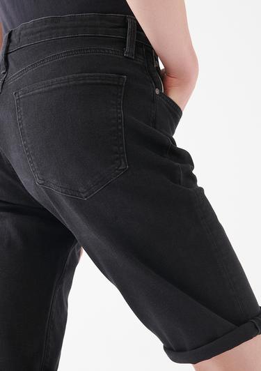  Mavi Nicholas Dark Smoke Mavi Black Jean Şort 0416081307