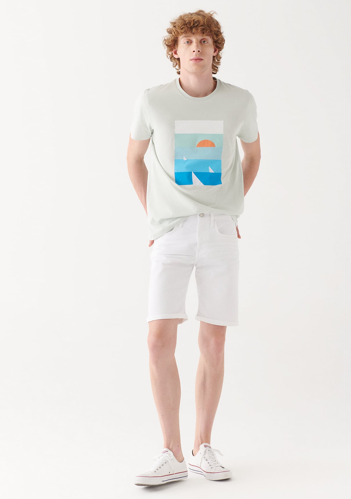  Mavi Brian Comfort Beyaz Jean Şort 0418423856