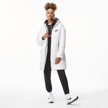  Nike Sportswear Syn Therma-FIT Repel Parka Kadın Beyaz Mont