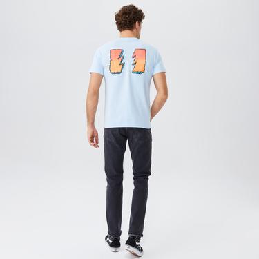 The Hundreds Comic Wildfire Erkek Mavi T-Shirt